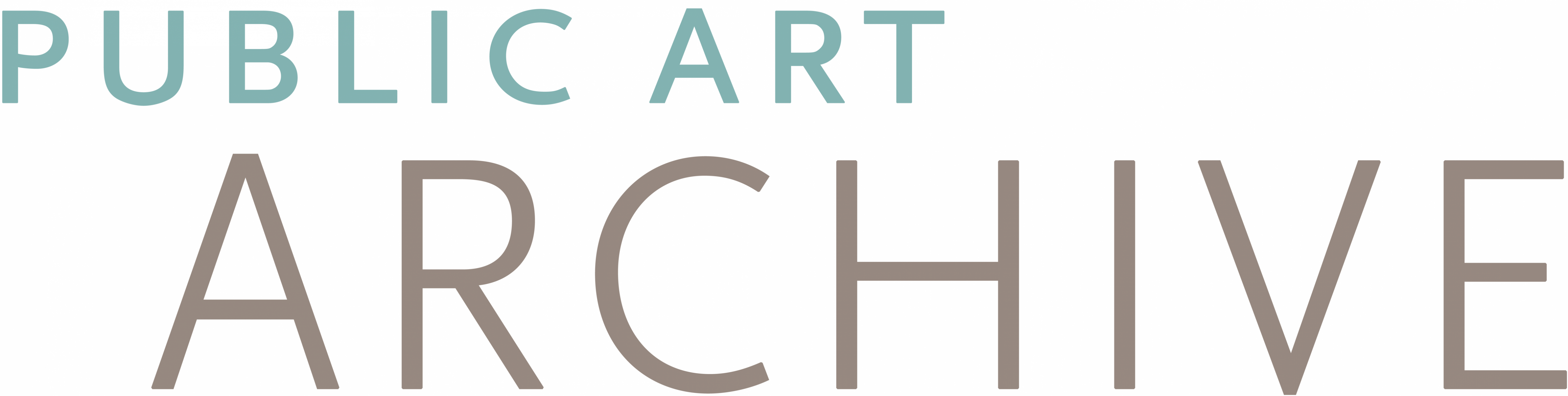 Public Art Archive Logo