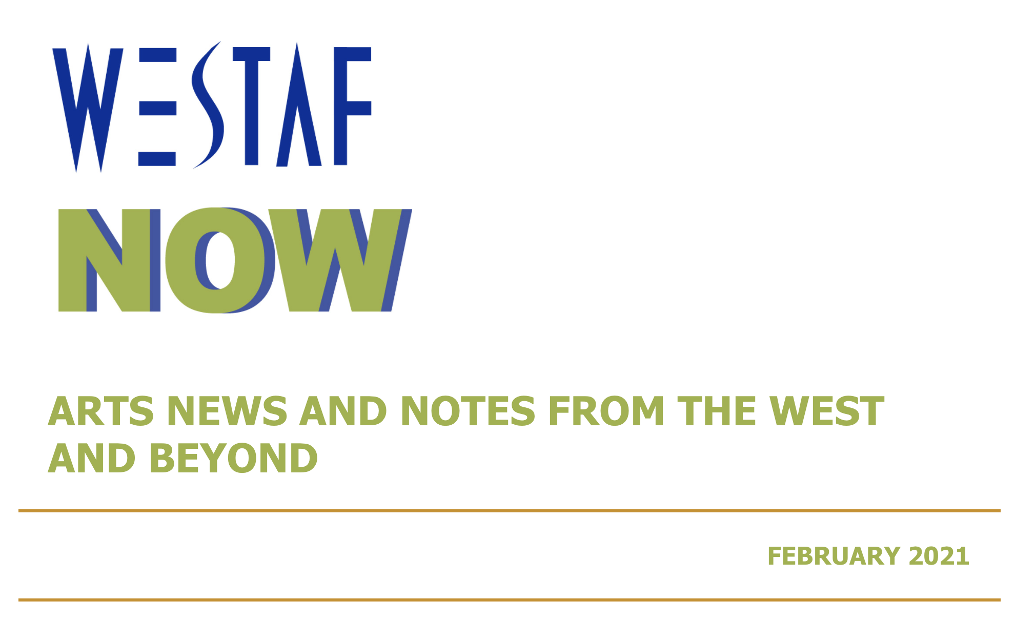 WESTAF Now Newsletter - February 2021