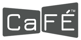 Dark gray CaFÉ Logo